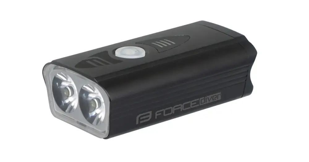Ihned K Objednání Světlo přední FORCE DIVER 900 LM, USB, černé