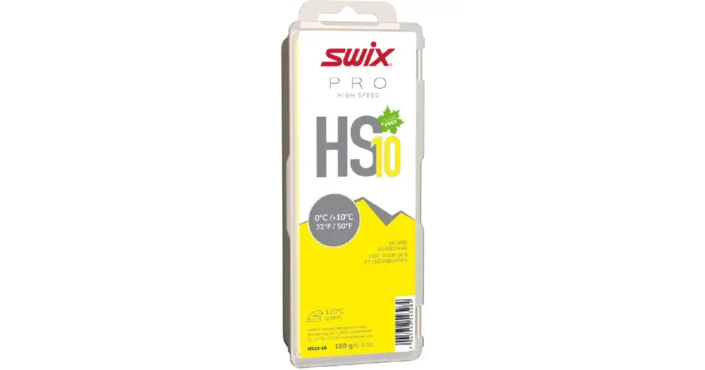 Vysoce Kvalitní Vosk SWIX HS10-18 high speed 180g 0/+10°C