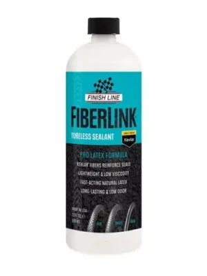 Speciální Cena FINISH LINE FiberLink Tubeless Sealant: Pro Latex 1l láhev
