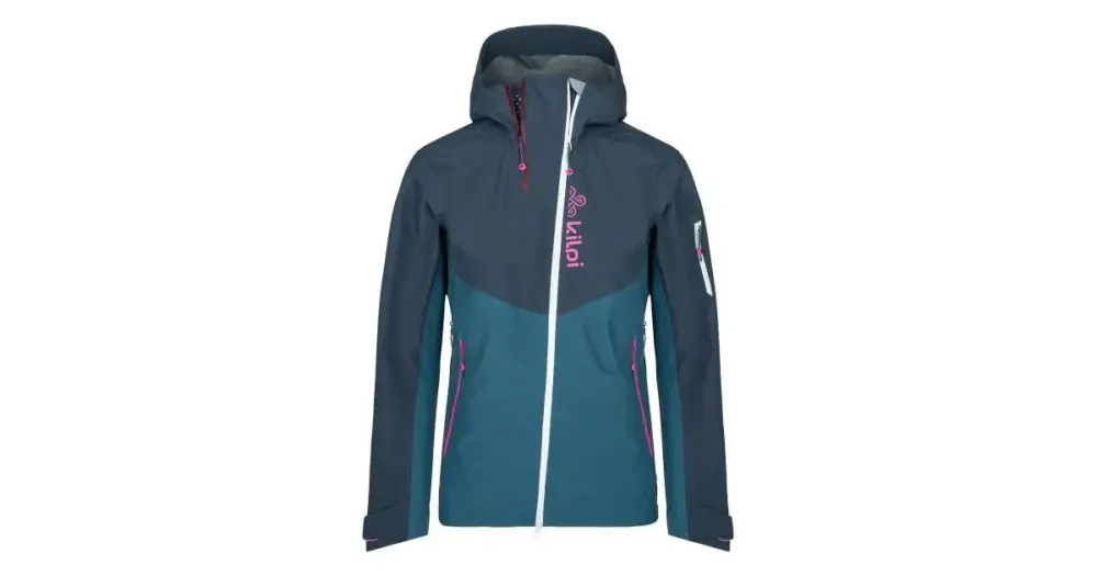 Zlevněný Dámská outdoorová bunda Kilpi METRIX-W Tmavě Modrá