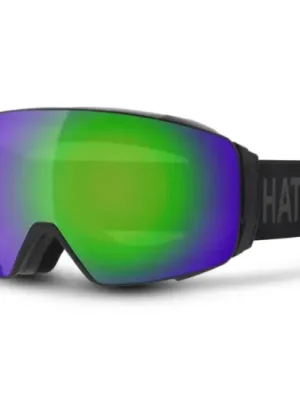 Lyžařské brýle Hatchey Snipe Black / Full Revo Green Časově Omezené