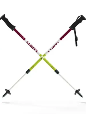Značkový Hůlky Lusti Kids JS Pink/Green - délka: 66-108cm