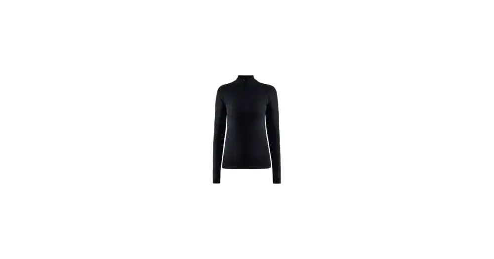 Dámské triko CRAFT CORE Dry Active Comfort Zip Černý Omezená Nabídka