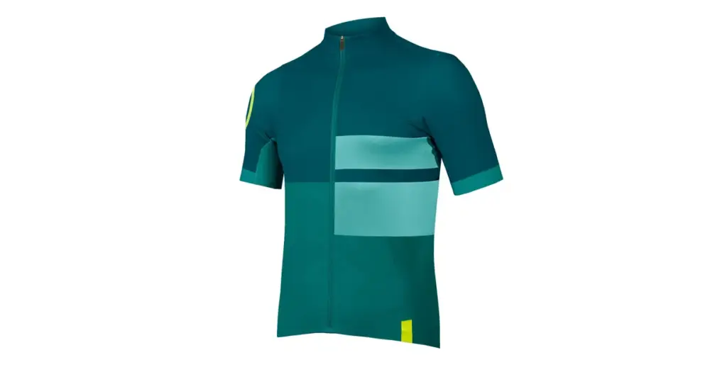 Endura dres FS260 Print s krátkým rukávem Emerald Green Víkendová Akce