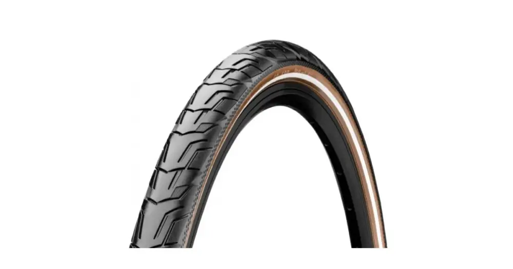 Plášť CONTINENTAL Ride City reflex drát - 700x37C black/brown Expresní Doručení