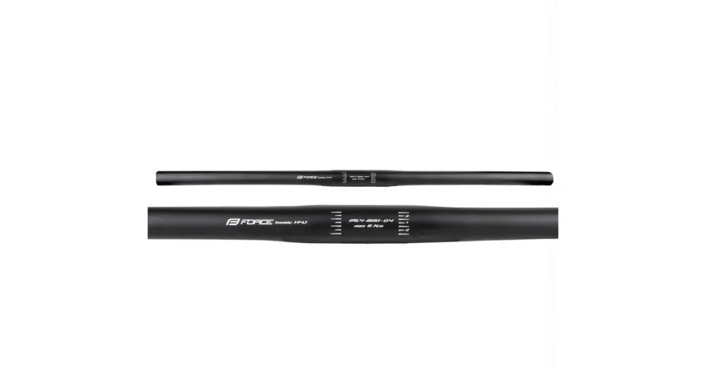 Řídítka FORCE BASIC H4.1 rovné 25,4/600mm Al,černé mat Značkový