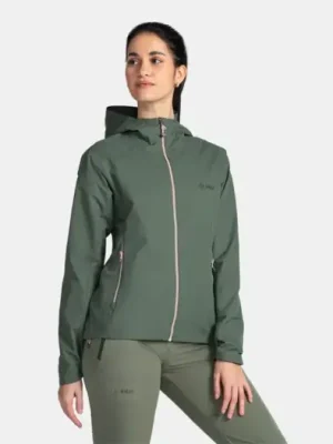 Dámská outdoorová bunda Kilpi SONNA-W Tmavě Zelená Zlevněný