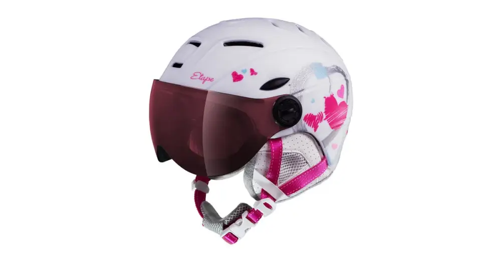 Etape dětská lyžařská přilba RIDER PRO bílá mat - vel. 53-55 cm Horká Nabídka