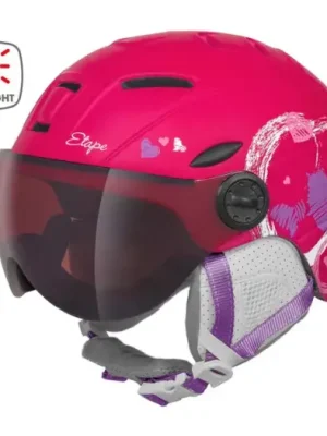 Etape dětská lyžařská přilba RIDER PRO LIGHT růžová mat - vel. 53-55 cm Doprava Zdarma