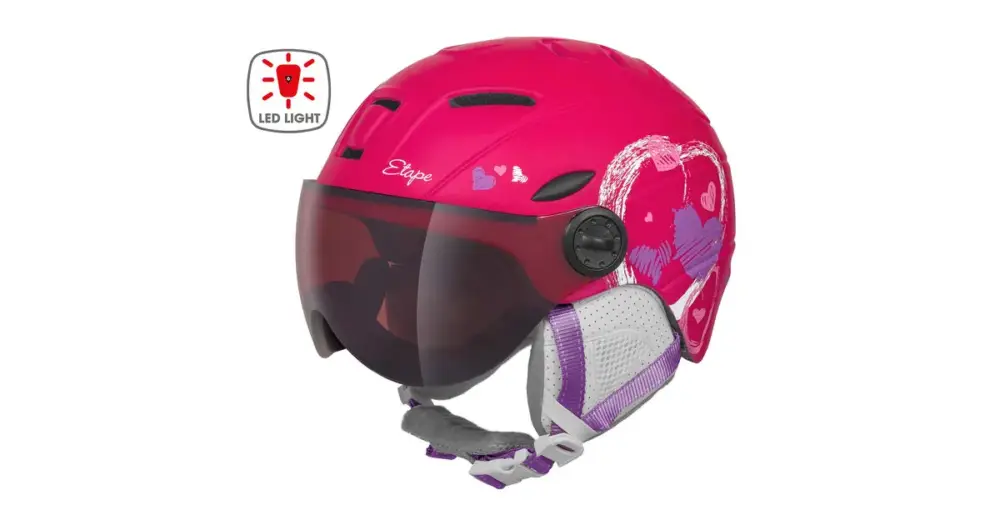 Etape dětská lyžařská přilba RIDER PRO LIGHT růžová mat - vel. 53-55 cm Doprava Zdarma