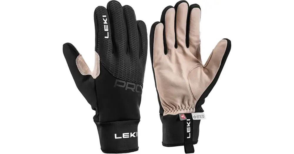 Nejlepší Volba Rukavice LEKI PRC Premium ThermoPlus Black/Sand