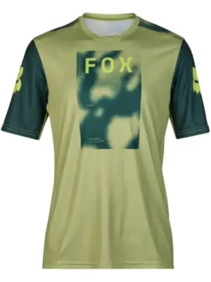 Zlevněný Pánský dres Fox Ranger Ss Race Taunt Pale Green
