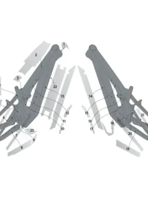Vysoce Kvalitní SYNCROS Frame Protection kit PATRON Carbon clear matt