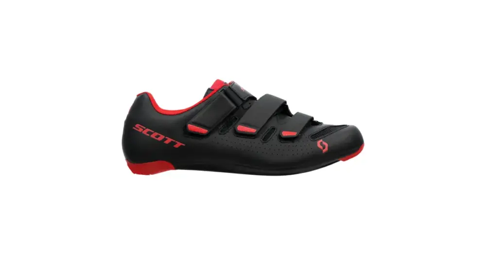 Cyklistická obuv SCOTT Road Comp Black/Red Hit Sezóny