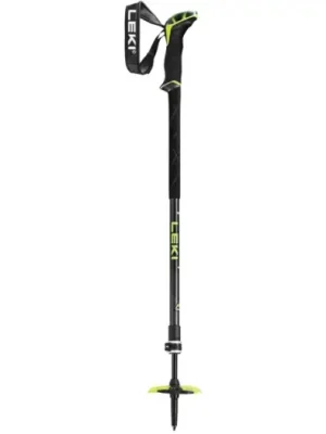 Víkendová Akce Leki Guide 2, black-neonyellow-dark anthracite - délka: 110-150cm