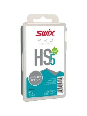 Omezená Nabídka Vosk SWIX HS05-6 high speed 60g -10/-18°C tyrkysov