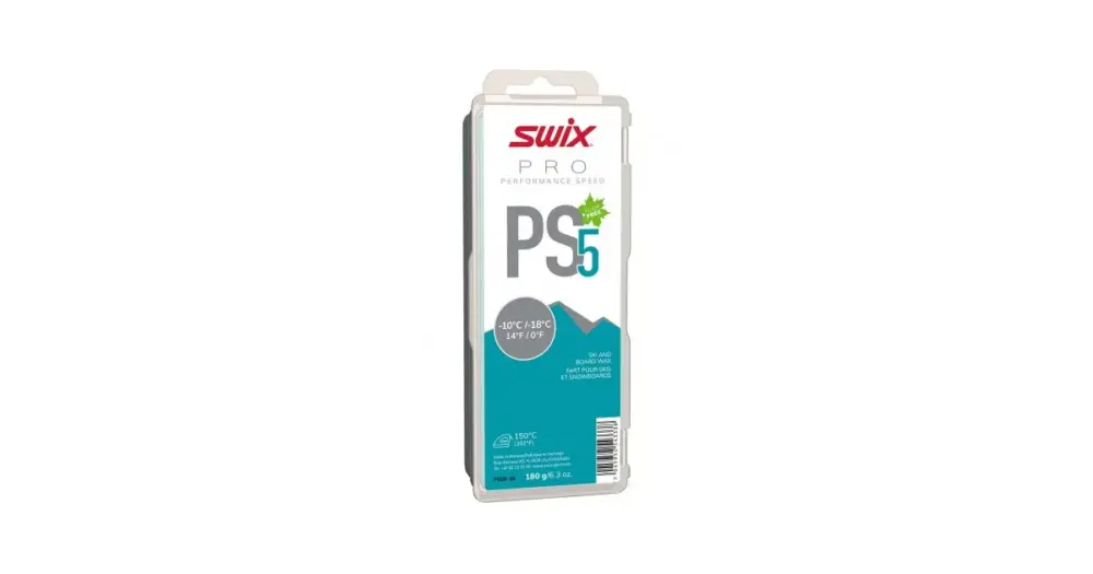 Vosk SWIX PS05-18 Pure speed 180g -10/-18°C tyrkys Akční Cena