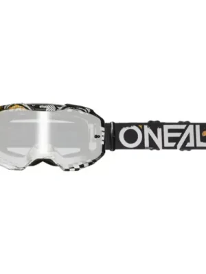 Cenově Výhodný O´Neal brýle B-10 ATTACK Black/White Silver Mirror