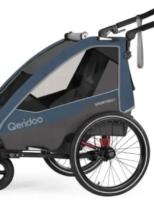Vozík QERIDOO Sportrex 1 - Jeans Blue Vysoce Kvalitní