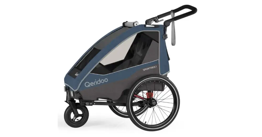 Vozík QERIDOO Sportrex 1 - Jeans Blue Vysoce Kvalitní