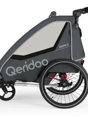Vozík QERIDOO Qupa2 - Grey Sleva