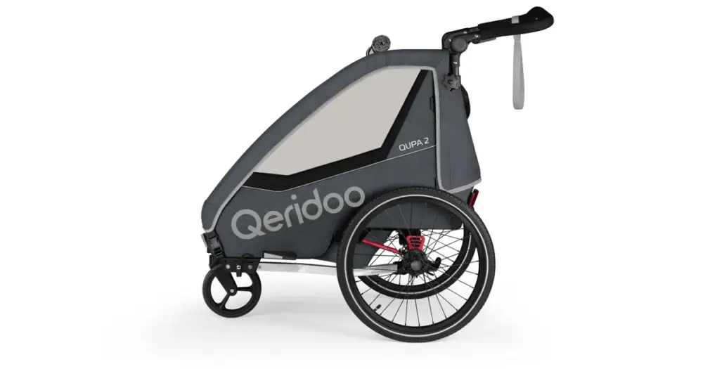 Vozík QERIDOO Qupa2 - Grey Sleva