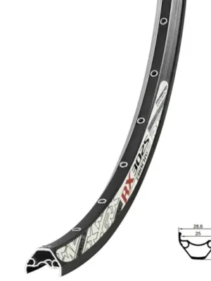 Značkový Ráfek REMERX E-ROCKY DISC 584x25, 32děr, černý - 27,5"