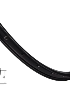 Vysoce Kvalitní Ráfek REMERX E-ROCKY DISC 622x25, 32děr, černý - 29"