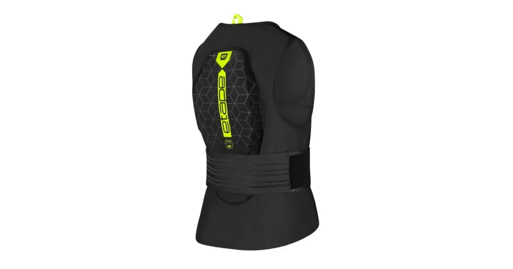 Nová Kolekce Etape dětský chránič páteře-vesta BONE PRO 2.0, Černá/Žlutá Fluo