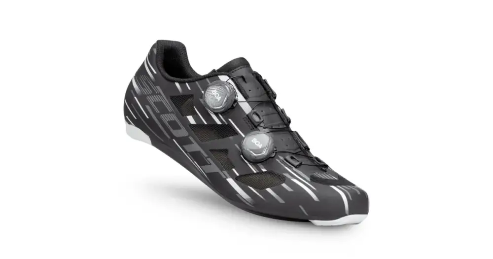 Cenová Bomba Cyklistická obuv SCOTT Road Vertec Vent BOA® Black/White