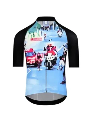 Q36.5 Gregarius Pro Milano-Sanremo Fondriest Jersey Black/Blue Autentický