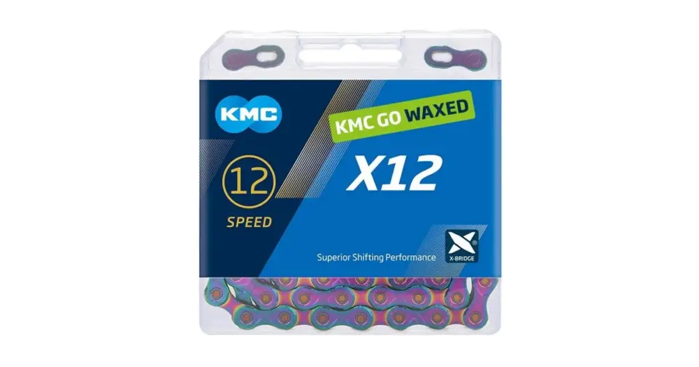 Víkendová Akce ŘETĚZ KMC X12 AURORA MODRÝ WAXED BOX