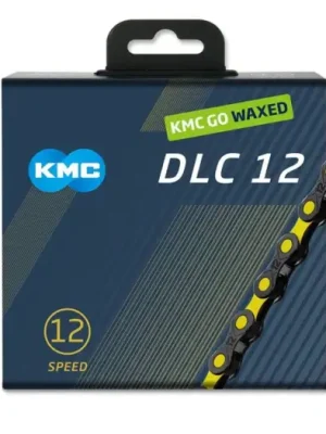 Akční Nabídka ŘETĚZ KMC DLC 12 ČERNO-ŽLUTÝ WAXED BOX