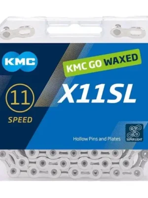 Expresní Doručení ŘETĚZ KMC X11 SL STŘÍBRNÝ WAXED BOX