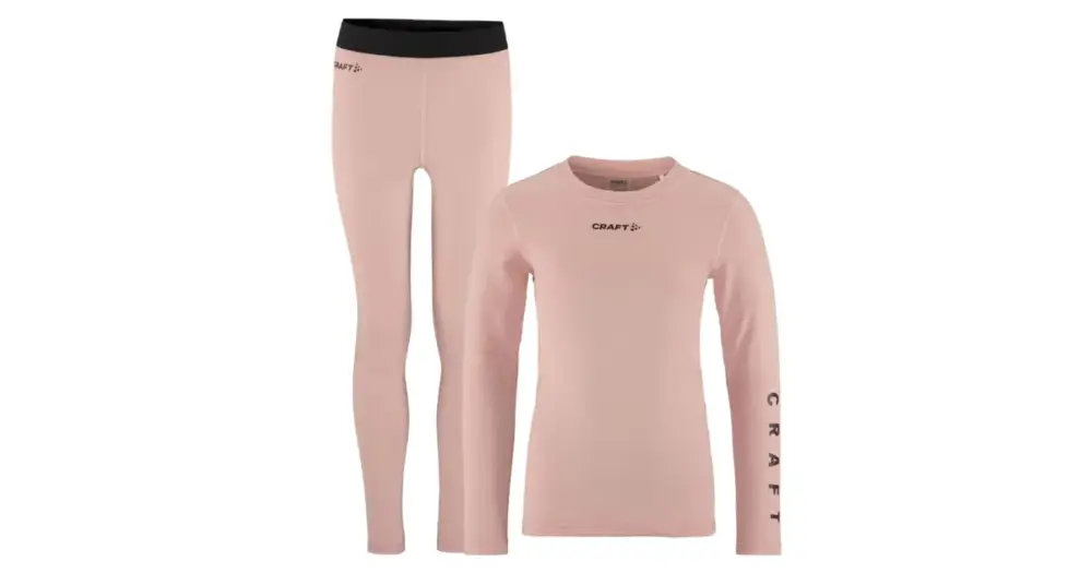 Set CRAFT CORE Warm Baselayer Junior Růžová Nízká Cena