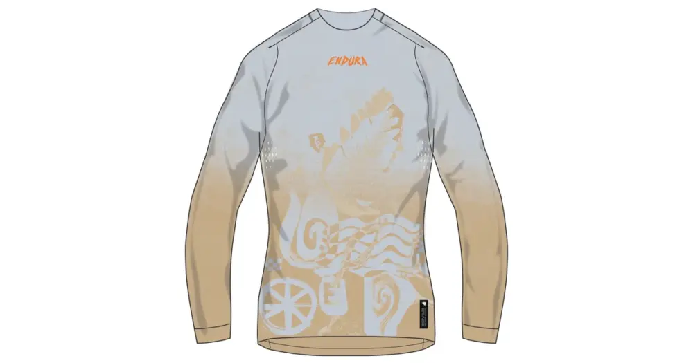 Endura dámský dres s dlouhým rukávem Singletrack Print Tee Aero Blue Kup Teď
