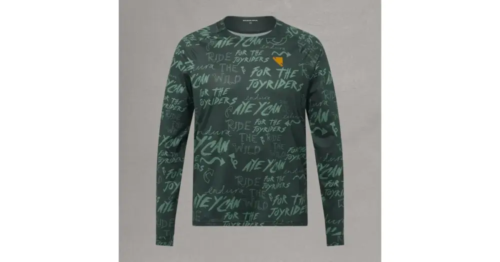 Endura dres s dlouhým rukávem Singletrack Print Tee Carbon Grey Hit Sezóny