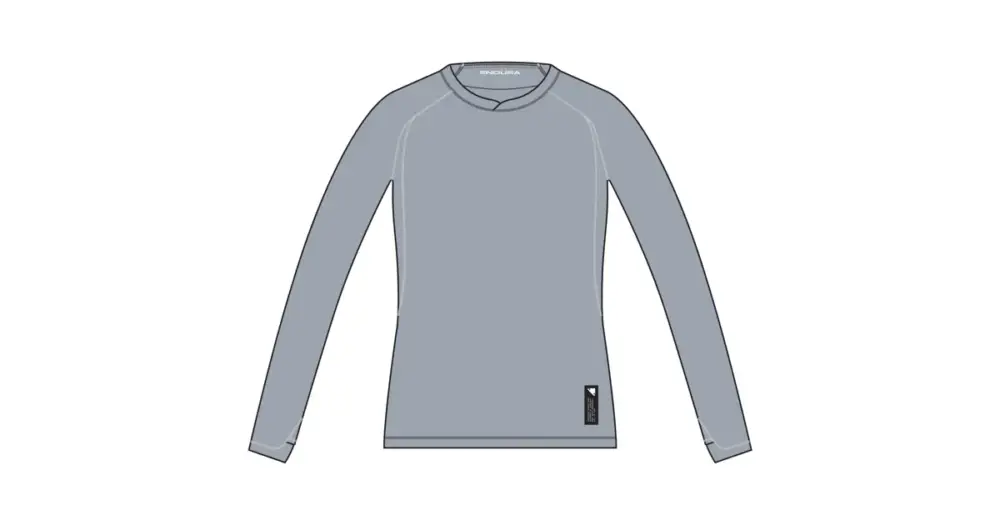Endura dámské technické triko s dlouhým rukávem Alltrack Roam Aluminium Cenový Hit