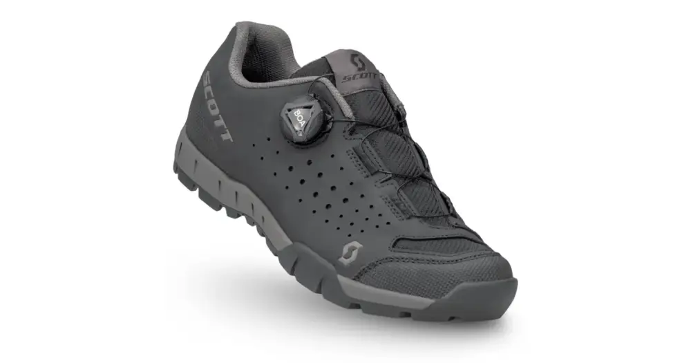 Sleva Dámská cyklistická obuv SCOTT Sport Trail Evo BOA® Matt Black/Anthracite Grey
