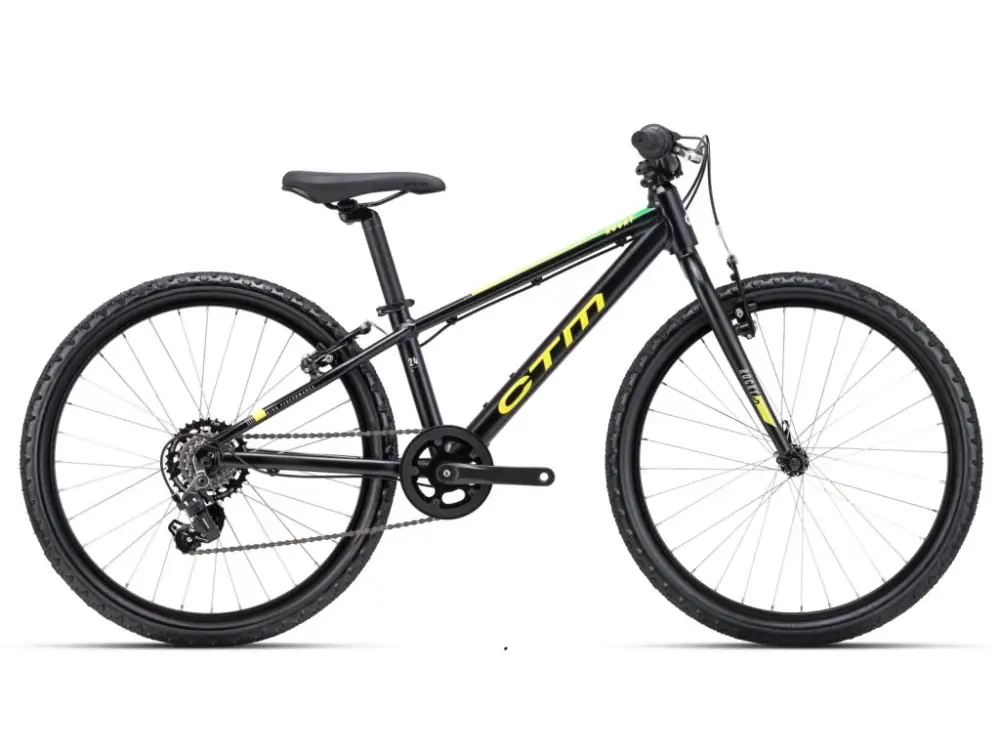 Dětské kolo CTM ROCKY 1.0 24" 20257 převodů, V-brzdy, junior bike, včetně pedálů Značkový
