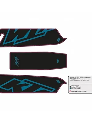 Zlevněný Samolepky na baterii Bosch PowerPack KTM Macina Sport 10 CX5