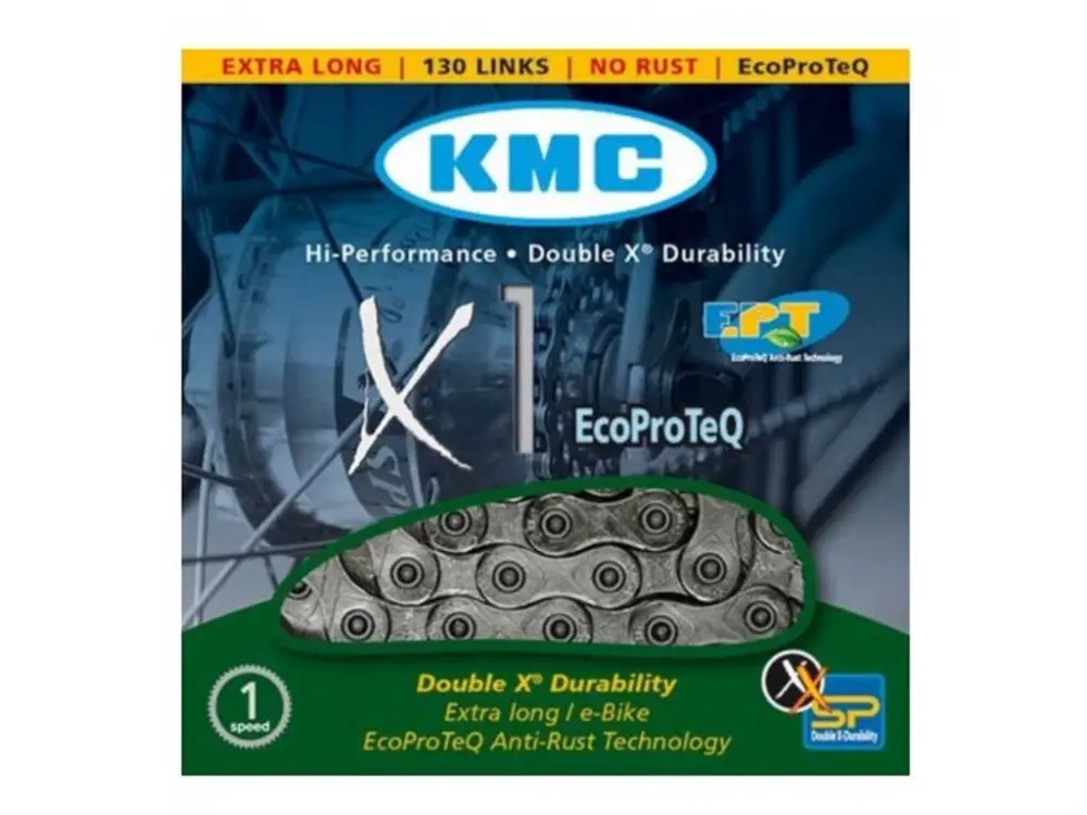 Řetěz pro elektrokola KMC X1 EcoProTeQ 1 speed (130 článků) Akční Cena