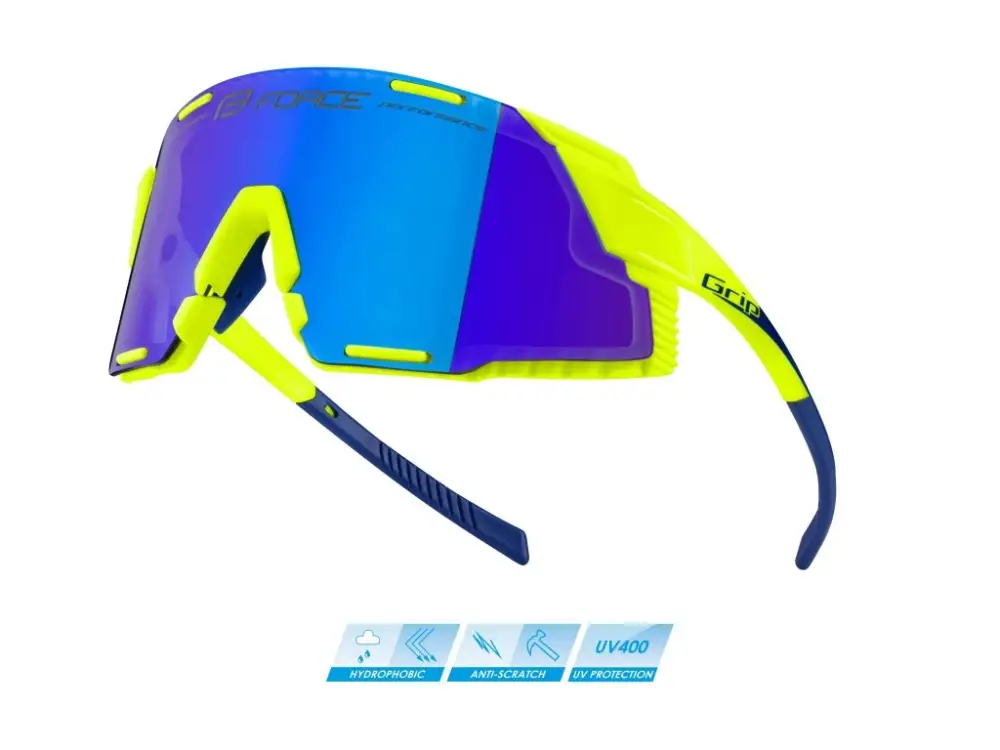 Must-Have Cyklistické brýle FORCE GRIP Fluo