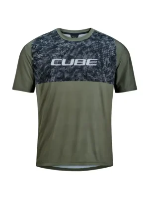 Zlevněný Dres s krátkým rukávem CUBE MTB Jersey Matrix TM