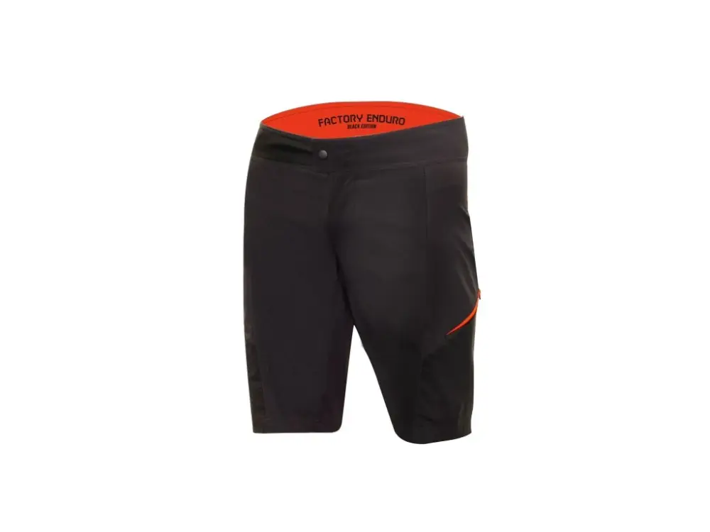 Časově Omezené Cyklistické kraťasy KTM FACTORY ENDURO BLACK EDITION SHORT