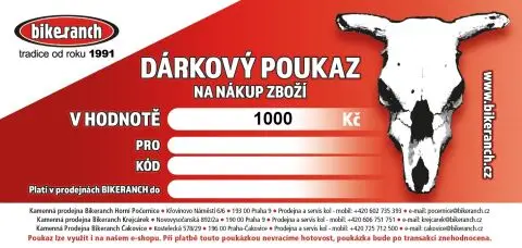 Ověřený DÁRKOVÁ POUKÁZKA - 1000,- Kč