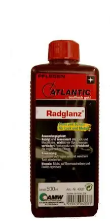 Atlantic radglanz čistič+lesk plast náhradní náplň 500 ml Značkový