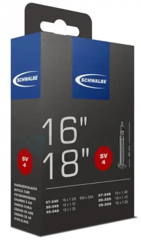 Akce Schwalbe duše 16/18" SV4 37/28-340/355 galuskový ventilek