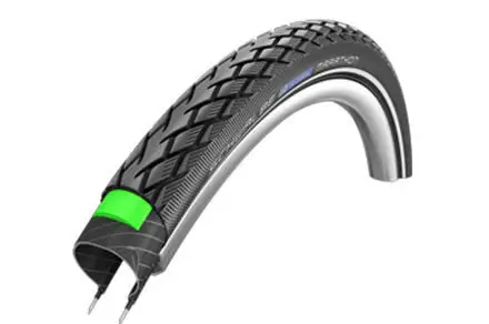 Schwalbe Marathon 24x1.75 GreenGuard černá+reflexní pruh Vrácení Zdarma