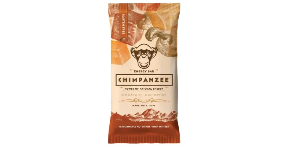 CHIMPANZEE -ENERGY BAR Cashew Caramel 55g Jen Po Omezenou Doba